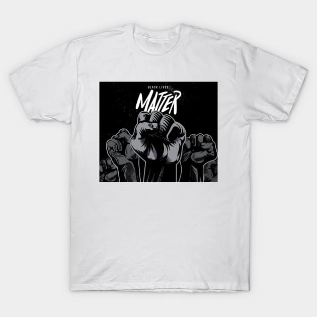 Black Lives Matter T-Shirt by timegraf